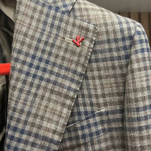 ISAIA NAPOLI MARECHIARIO SPORT Jacket Checkered Print - Picture 4 of 4